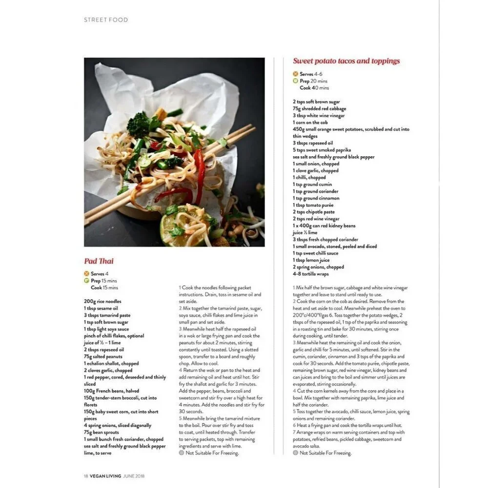 Vegan Living UK magazine June 2018 Back Issue 19